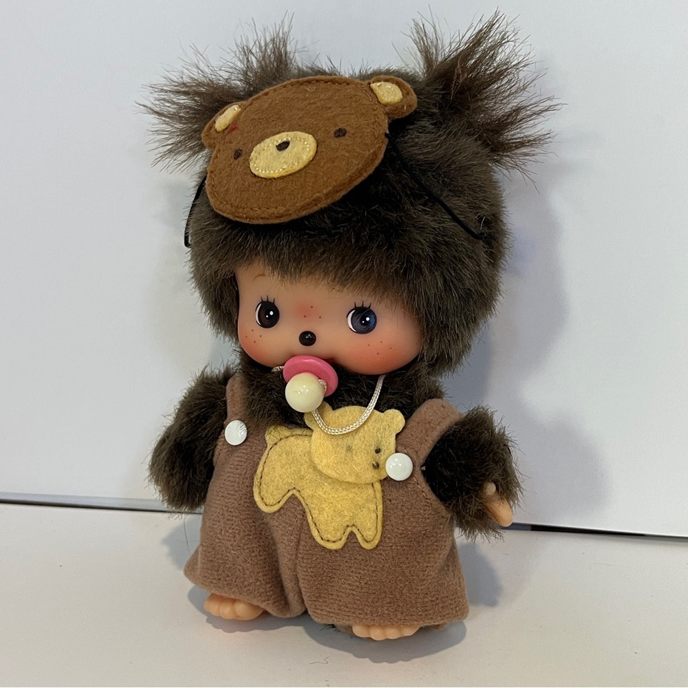 Bebichhichi Monchhichi Monkey Limited Edition Teddy Bear Overalls Sekiguchi
